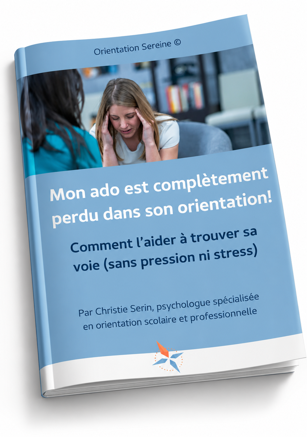 Couverture du guide gratuit Mon ado est perdu dans son orientation, destiné aux parents